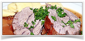 Geschmorte Kalbshaxe