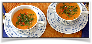 Kokos-Ingwer-Karottensuppe