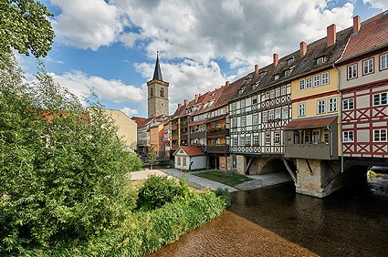 Thüringer Becken Erfurt Krämerbrücke