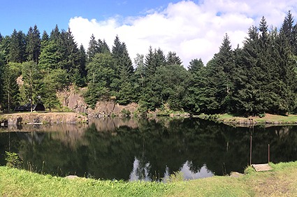 Thüringer Wald Bergsee Ebertswiese